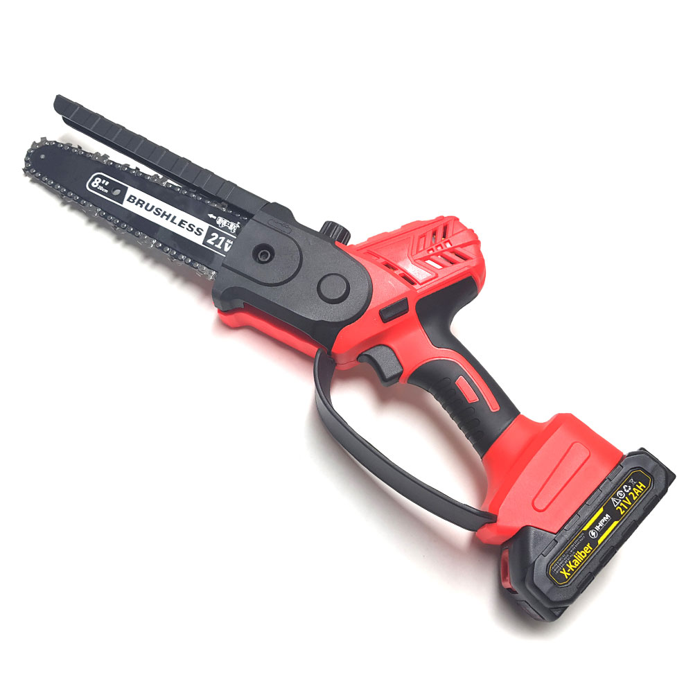 Mini Cordless Compact Portable Chainsaw Kit.